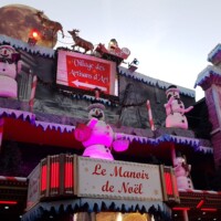 Božični zabaviščni park s sejmom v parku Tuileries.