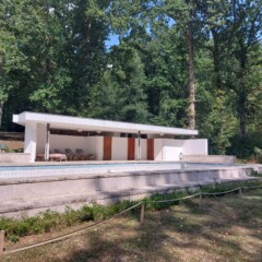 Bazen je Aalto dodal kasneje, ko je zdravnik Carréju predpisal vsakodnevno plavanje za telovadbo kolkov.