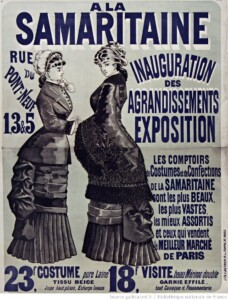 Plakat Samaritaine 1881. Vir slike: bnf.fr