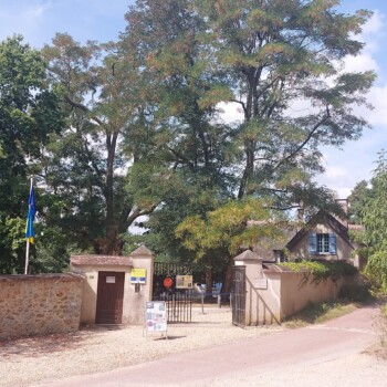 Vhod v hišo - muzej Jean Monnet.