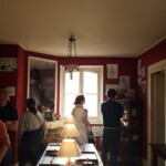 Zimski atelje, kjer so razstavljene risbe.