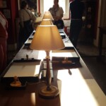 Zimski atelje, kjer so razstavljene risbe.