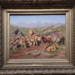 Rosa Bonheur - Odstavljanje teličkov 1879.