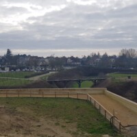 Spust z gradu proti mestu.