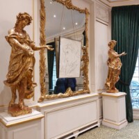 Muzej Yves Saint Laurent - zeleni salon.