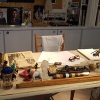 Atelje v muzeju Yves Saint Laurent.