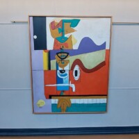 Hiša la Roche - galerija - Le Coribusierjeva slika Totem 3, 1961