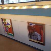 Hiša la Roche - galerija - desno Le Corbusierjeva slika Saint Sulpice 1931