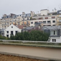 Hiša la Roche - terasa na strehi